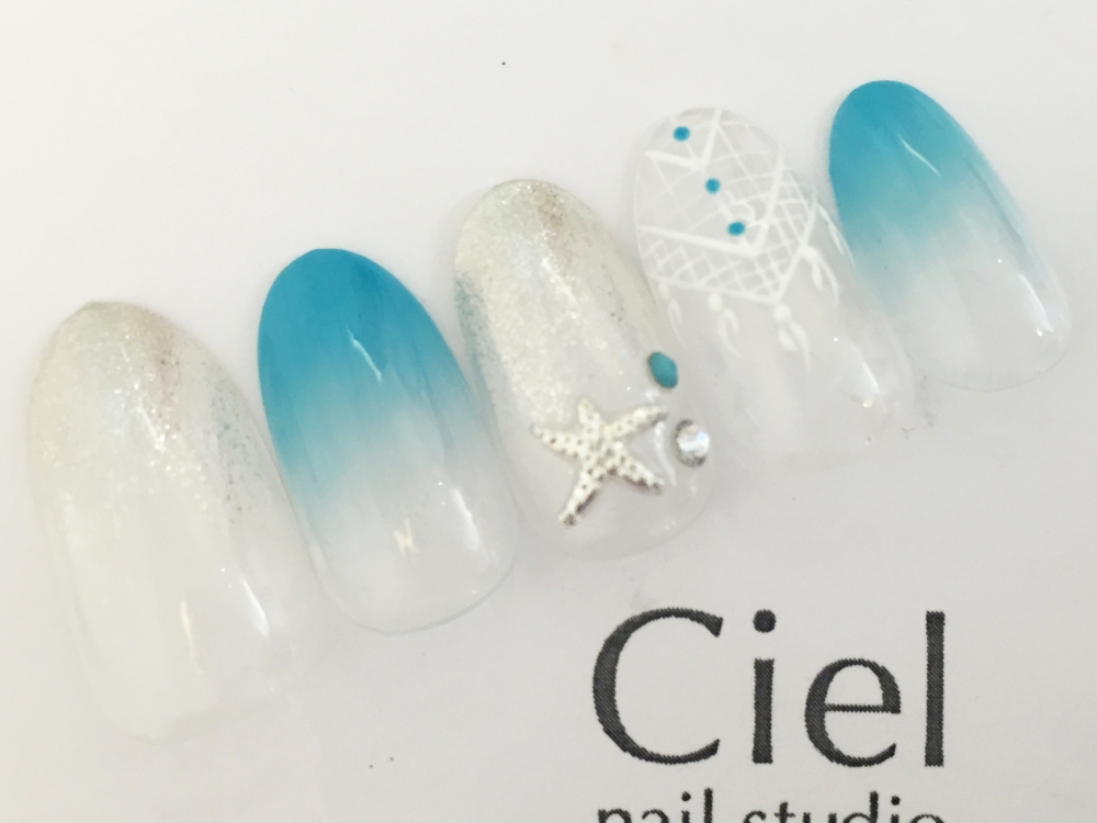 Ciel nail studio 志免店定額ネイル 2018年8月